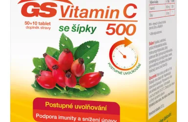 Green Swan Pharmaceuticals GS Vitamin C 500 + šípky, 50+10 tablet