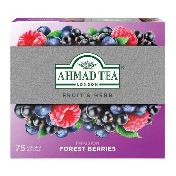 Ahmad Tea | Forest Berries | 75 sáčků (s úvazkem)