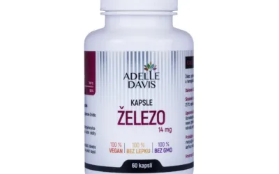 Adelle Davis Železo, 14 mg, 60 kapslí